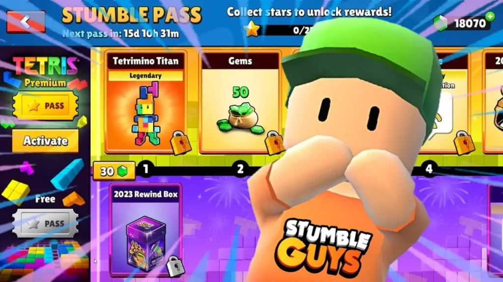 Stumble Guys Premium Rewards